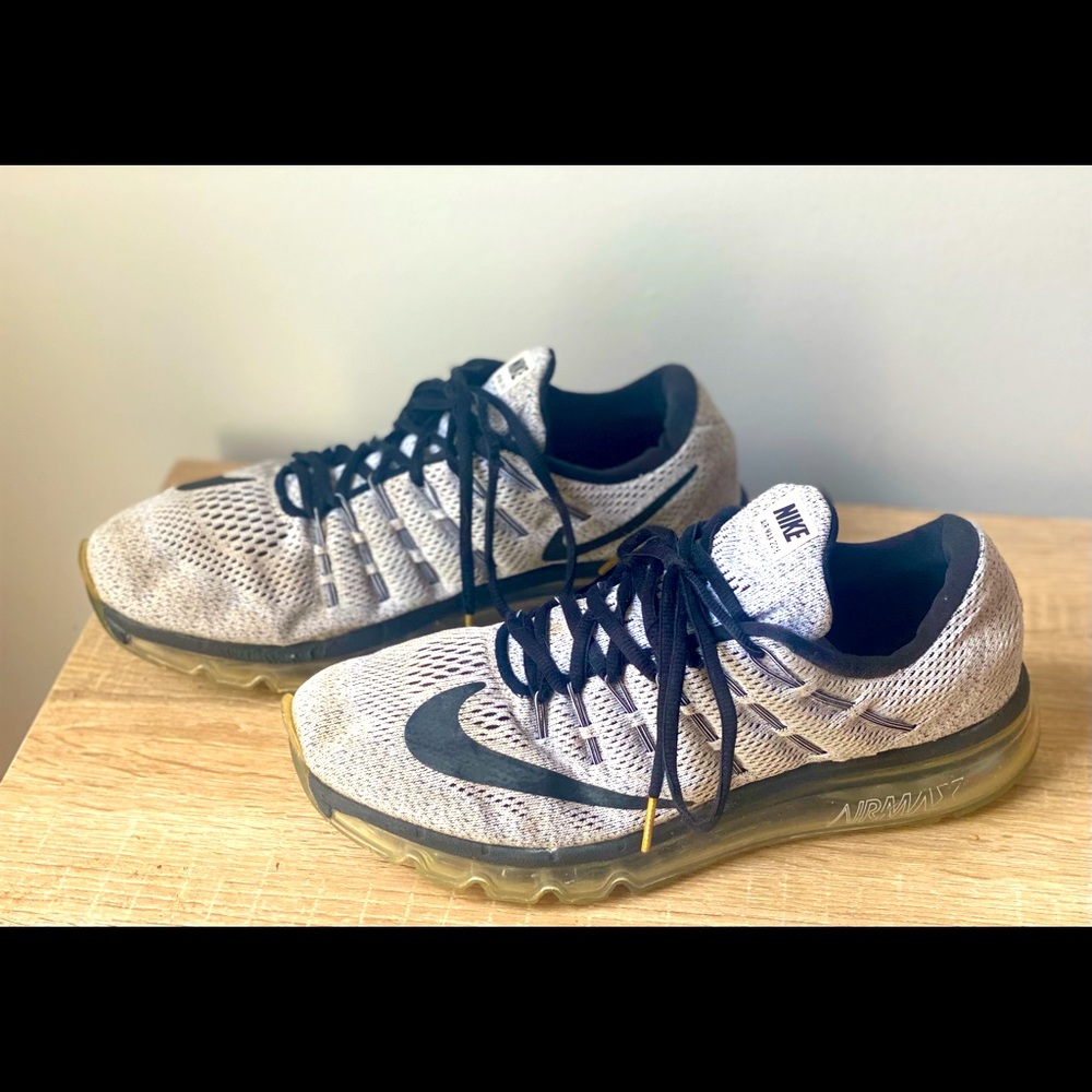 Nike Air Max 2016 Gray Black 806771-101 Size 10